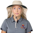 Uveto Tammin Hat with Flap (Medium/Large) - Stone