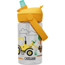 Camelbak Thrive Flip Kids Straw Water Bottle (400ml) - Tractors & Trees