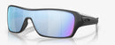 Oakley Turbine Rotor Sunglasses - Prizm Deep Water Polarised Lenses with Steel Frame