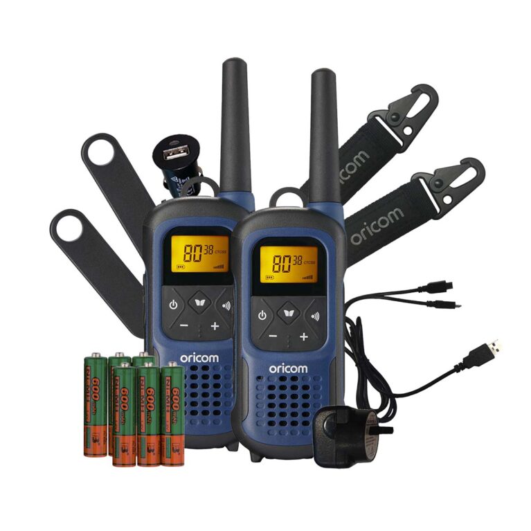 Oricom 2 Watt Waterproof Handheld UHF CB Radio - Twin Pack (UHF2295)