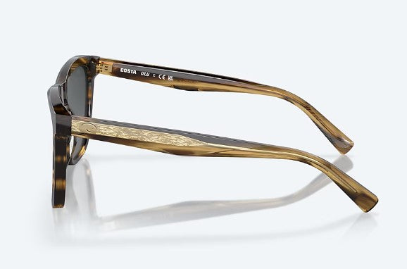 Costa Del Mar Ulu Sunglasses - Gray Gradient Polarised Lens with Tortoise Shell Frame