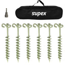 Supex Screw In Sand Pegs Kit (8 Pack)