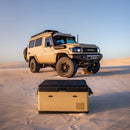 EvaKool Limited Edition Down Under 50L Dual Zone Portable Fridge Freezer - Coastal Sands