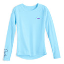 Scales Mahi Slam Performance Long Steve Shirt - Light Blue