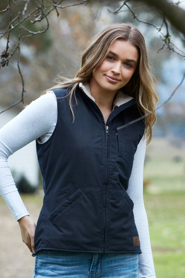 Burke & Wills Womens King Vest - Ink