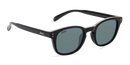 Hobie Kids Wrights Sunglasses Satin Black Wood Grain Frame with Polarised Grey Lens