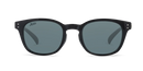 Hobie Kids Wrights Sunglasses Satin Black Wood Grain Frame with Polarised Grey Lens