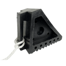 Hard Unit Solid Rubber Wheel Chock – 210mm (Single Chock)
