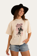 Ringers Western Women's Wild Ride Oversized T-Shirt - Off White