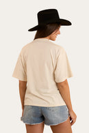 Ringers Western Women's Wild Ride Oversized T-Shirt - Off White