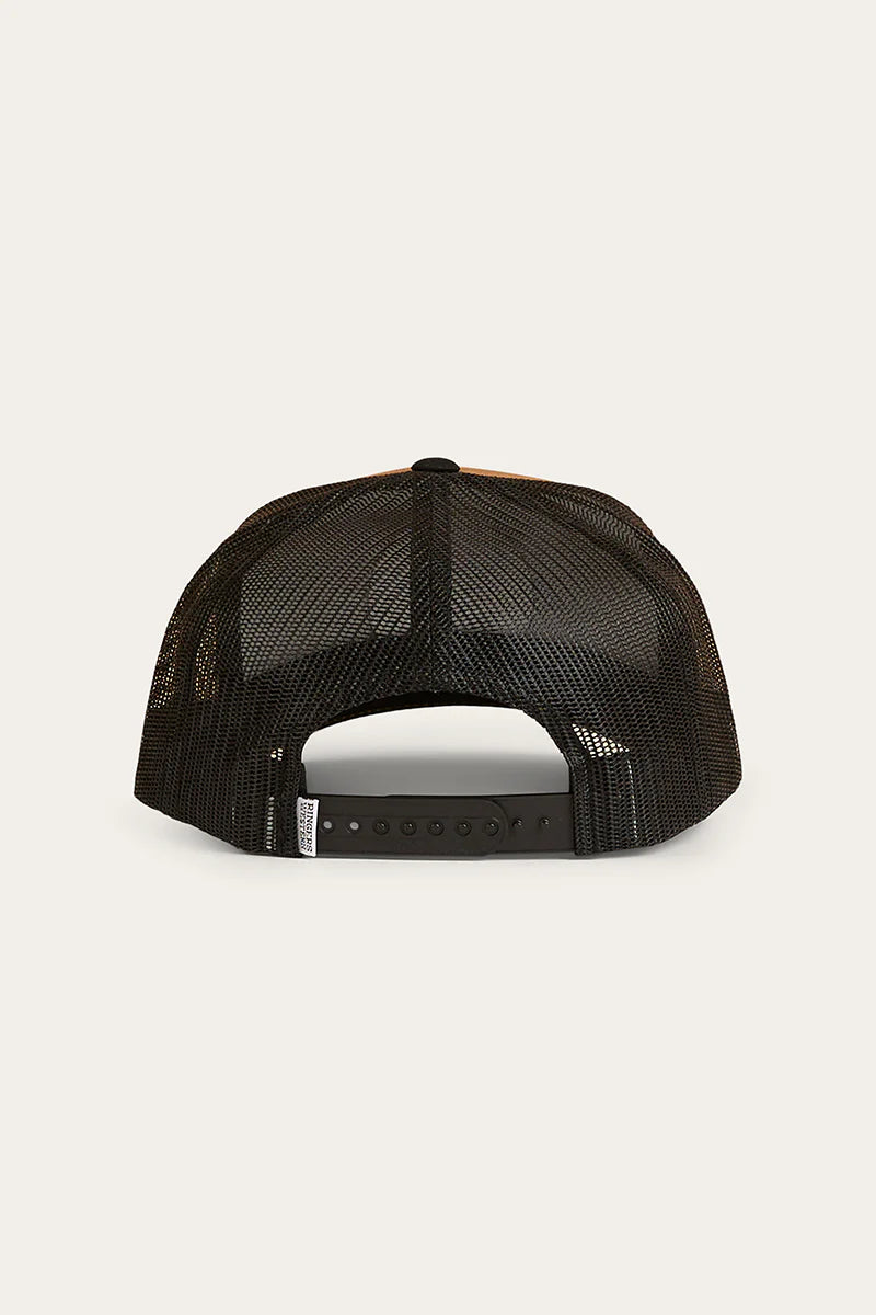 Ringers Western Signature Bull Trucker Cap - Clay/Black