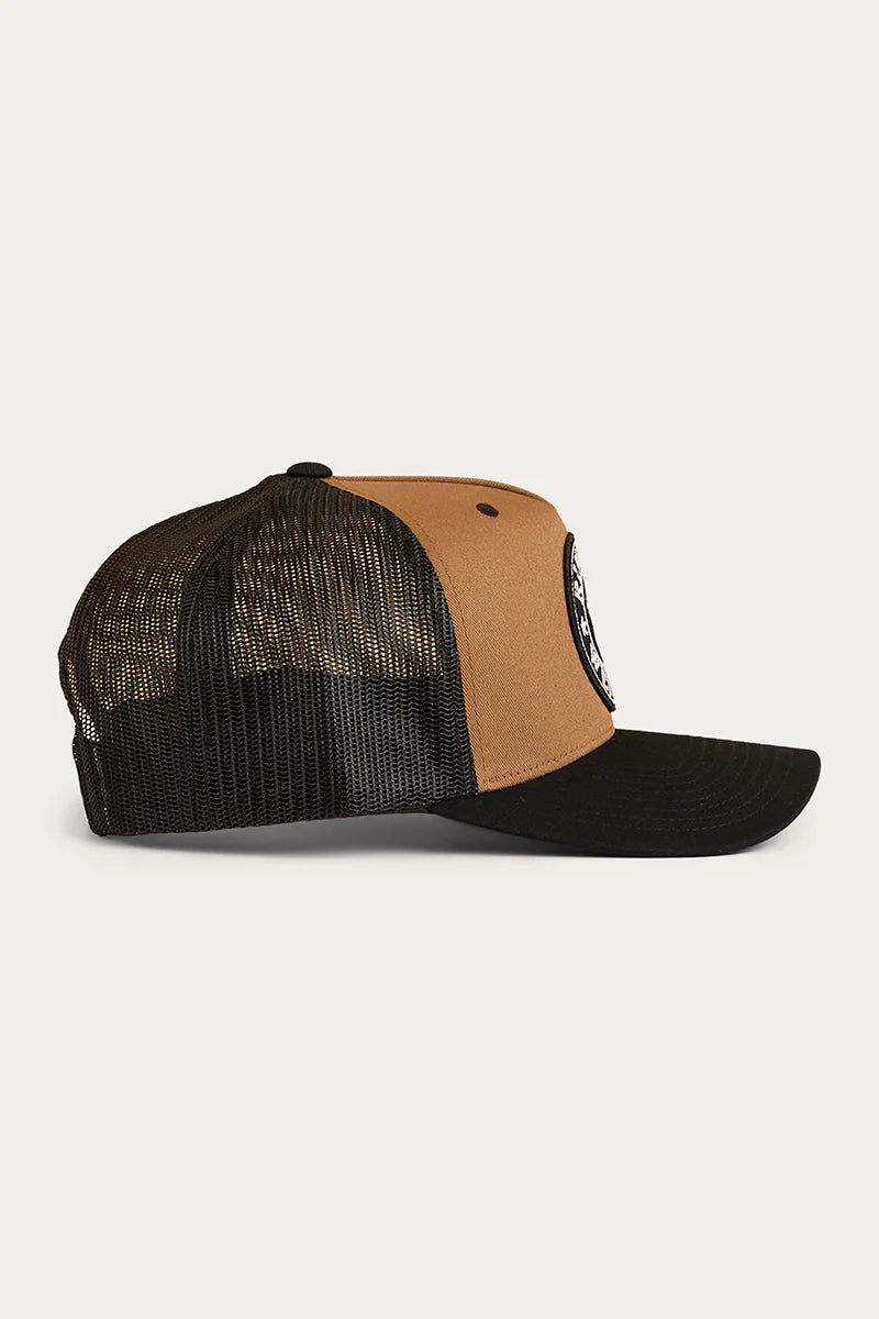 Ringers Western Signature Bull Trucker Cap - Clay/Black