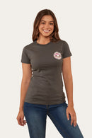 Ringers Western Women's Signature Bul Classic Fit T-Shirt - Vintage Black/Pink Camo