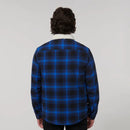 Hard Yakka Men's Heritage Trucker Sherpa Jacket - Blue Knight