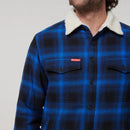 Hard Yakka Men's Heritage Trucker Sherpa Jacket - Blue Knight