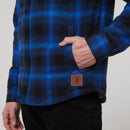 Hard Yakka Men's Heritage Trucker Sherpa Jacket - Blue Knight