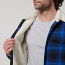 Hard Yakka Men's Heritage Trucker Sherpa Jacket - Blue Knight