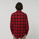Hard Yakka Men's Long Sleeve Check Flannel Shirt - Red