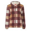 Hard Yakka Women's Check Zoodie Jacket - Mocha