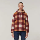 Hard Yakka Women's Check Zoodie Jacket - Mocha
