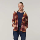 Hard Yakka Women's Check Zoodie Jacket - Mocha