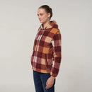 Hard Yakka Women's Check Zoodie Jacket - Mocha