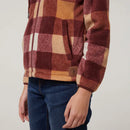 Hard Yakka Women's Check Zoodie Jacket - Mocha