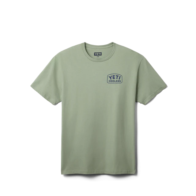 Yeti Coolers Reelin Feelin Fishing Short Sleeve T-Shirt - Olive