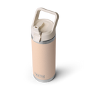 Yeti Rambler 18oz (532ml) Straw Bottle with Colour-Matched Straw Cap - Tahini