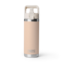 Yeti Rambler 18oz (532ml) Straw Bottle with Colour-Matched Straw Cap - Tahini