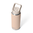 Yeti Rambler 26oz (769ml) Straw Bottle with Colour-Matched Straw Cap - Tahini