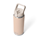 Yeti Rambler 26oz (769ml) Straw Bottle with Colour-Matched Straw Cap - Tahini