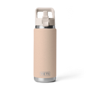 Yeti Rambler 26oz (769ml) Straw Bottle with Colour-Matched Straw Cap - Tahini