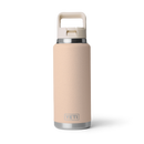Yeti Rambler 36oz (1L) Straw Bottle with Colour-Matched Straw Cap - Tahini