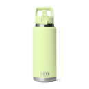 Yeti Rambler 36oz (1L) Straw Bottle with Colour-Matched Straw Cap - Grasshopper