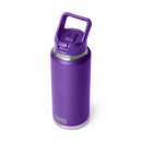 Yeti Rambler 36oz (1L) Straw Bottle with Colour-Matched Straw Cap - Pace Purple