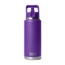Yeti Rambler 36oz (1L) Straw Bottle with Colour-Matched Straw Cap - Pace Purple