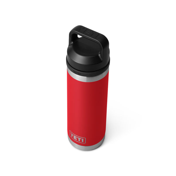 Yeti Rambler 18oz Bottle with Chug Cap (532ml) - Rescue Red