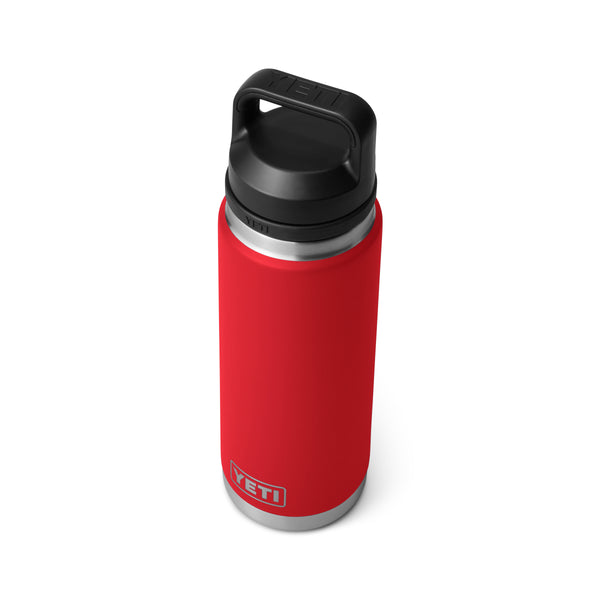 Yeti Rambler 26oz Bottle with Chug Cap (769ml) - Rescue Red