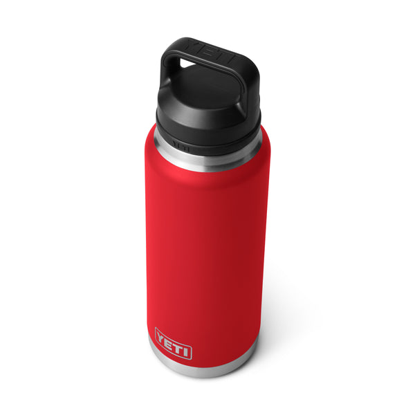 Yeti Rambler 36oz Bottle with Chug Cap (1065ml) - Rescue Red
