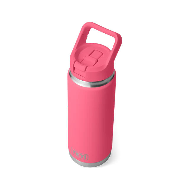 Yeti Rambler 26oz (760ml) Straw Bottle with Colour Matched Straw Cap - Variety of Colours Available