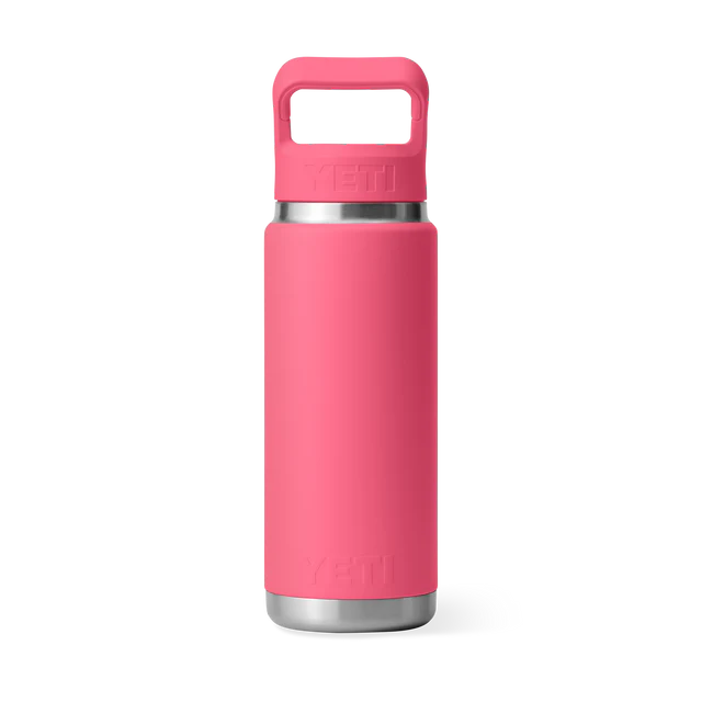 Yeti Rambler 26oz (760ml) Straw Bottle with Colour Matched Straw Cap - Variety of Colours Available
