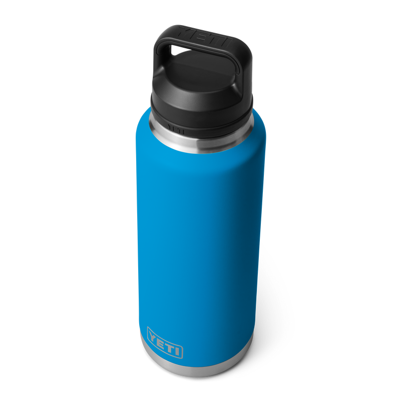 Yeti Rambler 46oz Bottle With Chug Cap (1.36L) - Big Wave Blue