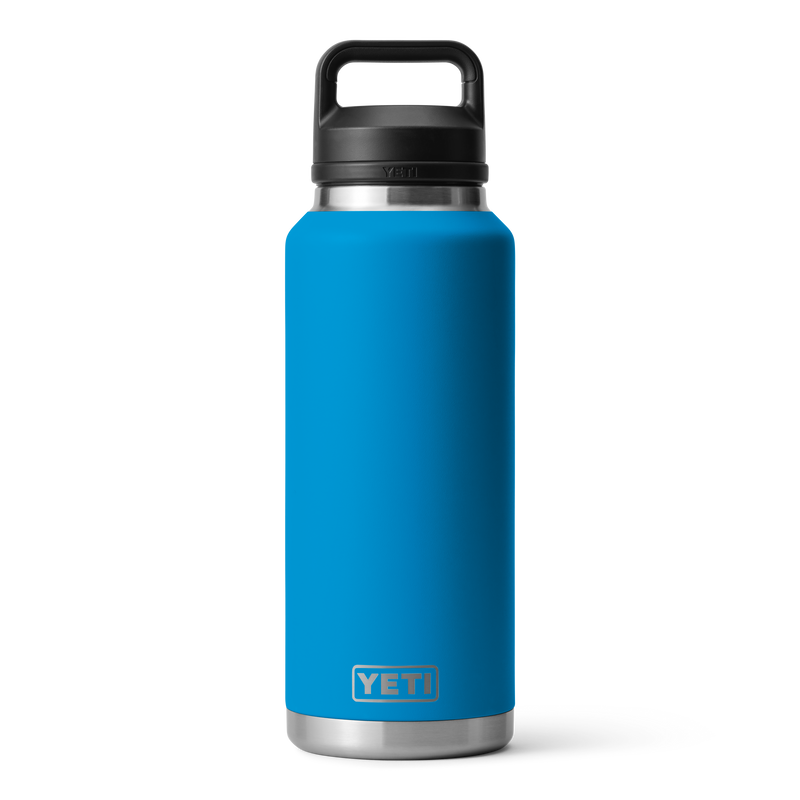 Yeti Rambler 46oz Bottle With Chug Cap (1.36L) - Big Wave Blue