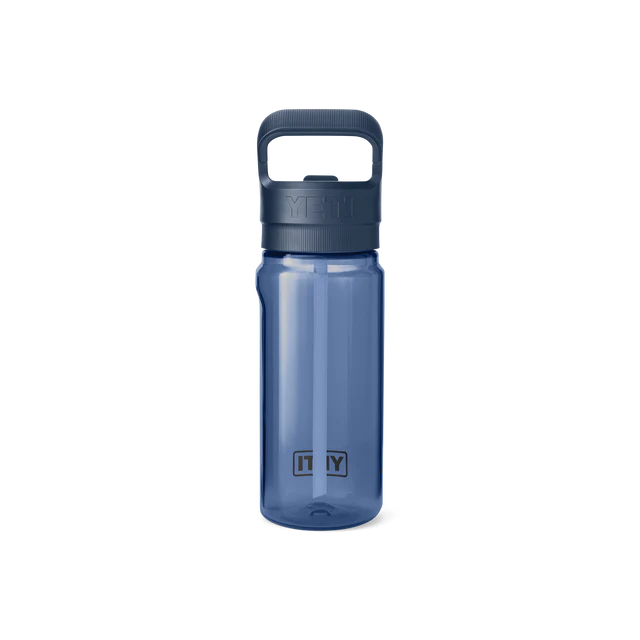 Yonder 600ml Water Bottle with Colour Matched Straw Cap - Variety of Colours Available
