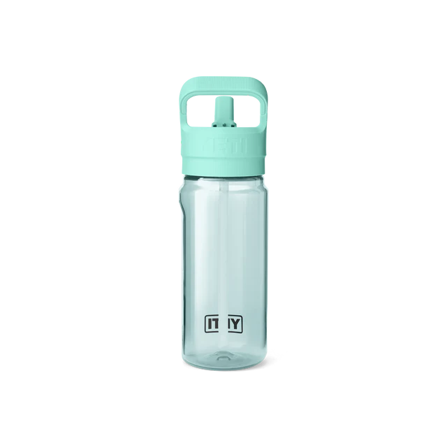 Yonder 600ml Water Bottle with Colour Matched Straw Cap - Variety of Colours Available