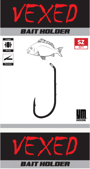 Vexed YM Bait Holder Hooks (Assorted Sizes)