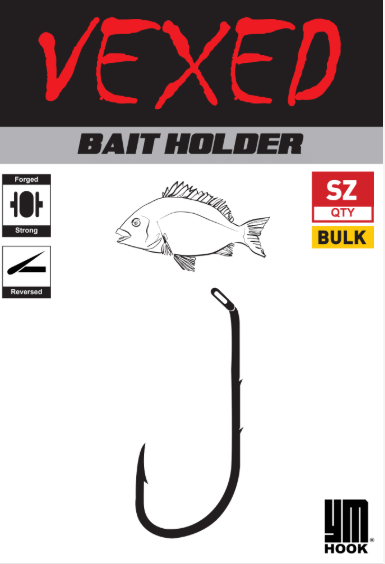 Vexed YM Bait Holder Hooks Bulk Packs (Assorted Sizes)