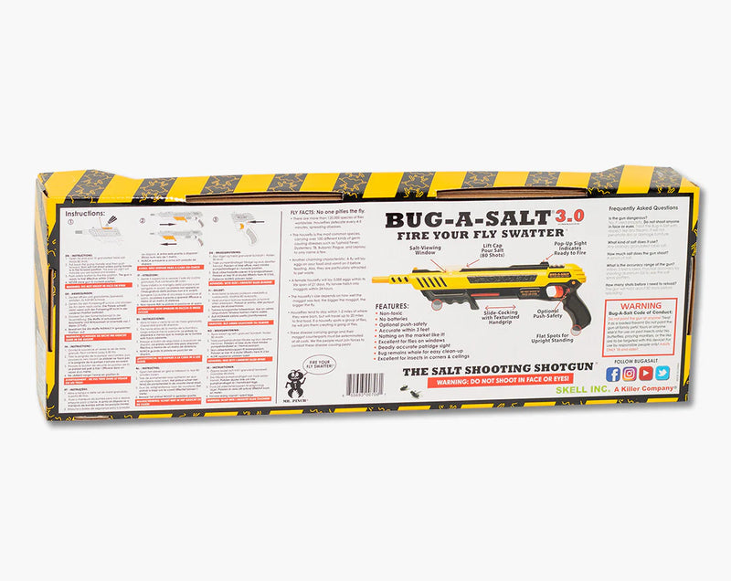 Bug-A-Salt 3.0 Fly Killer Gun - Yellow Edition