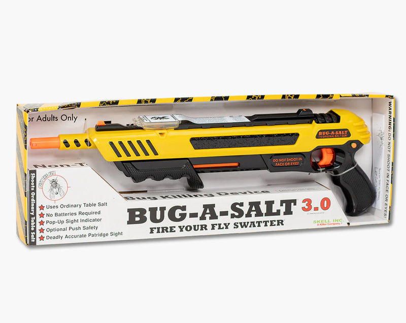 Assault Rifle Bugs Bug-A-Salt 3.0 Fly Killer Gun - Yellow Edition